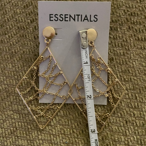 Dangle Chain Earrings - Picture 2 of 7